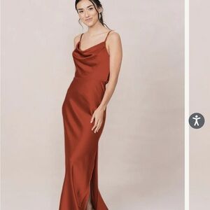 Revelry Nadia Rust Color Dress- Unopened